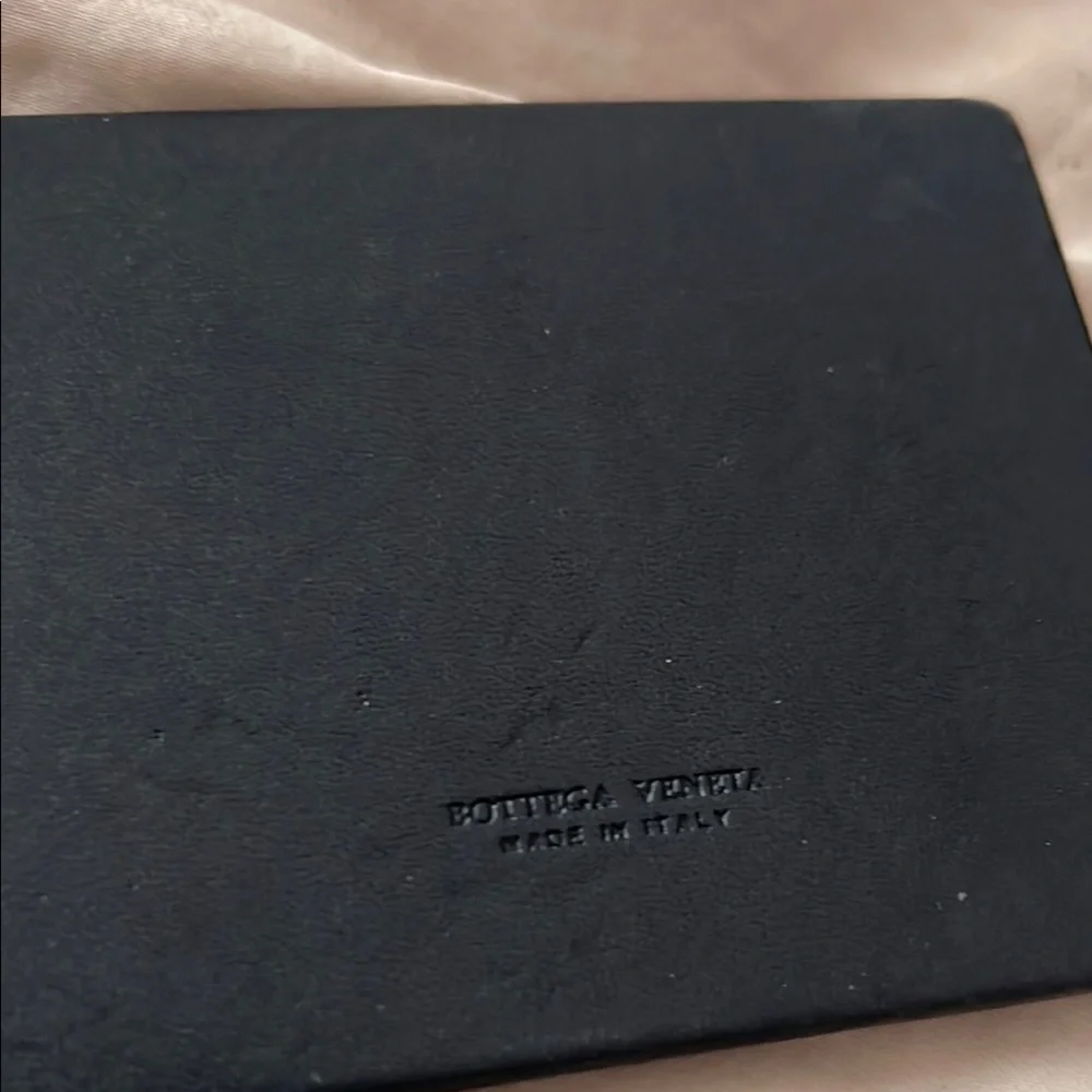 Bottega Veneta Black Leather Mirror